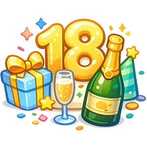 Inviti personalizzati per 18 anni