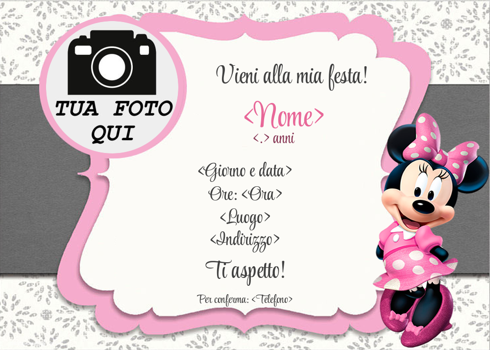 Inviti Di Compleanno Per Bambini,Biglietto D'invito Per La Festa A Tema - Foto 10