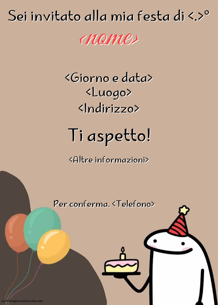 Invito divertente per le donne | Crea inviti personalizzati di compleanno