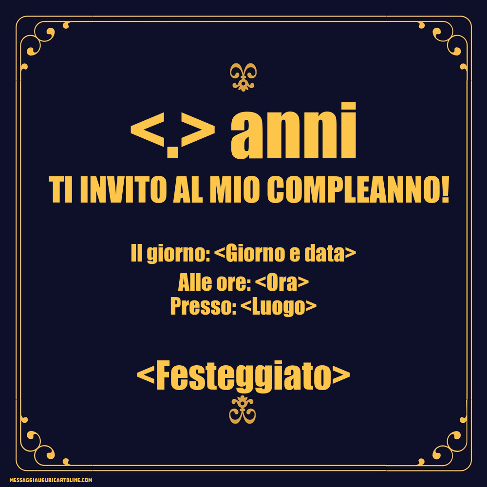 TI INVITO AL MIO COMPLEANNO! | Crea inviti personalizzati di compleanno