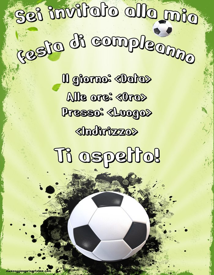 YLAB 12 Inviti Di Compleanno A Tema Calcio Per Bambini Con Buste Bianche – 13,5x13,5 Cm - 2