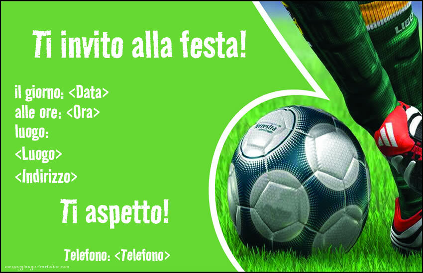 Adesivi A Tema Festa Di Calcio | Motivi Esclusivi