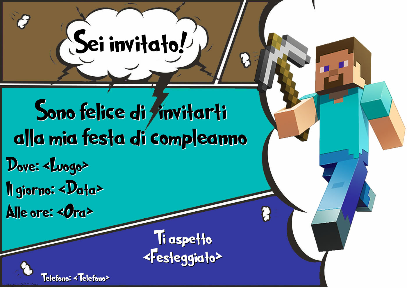 SANNIX 12 biglietti d'invito compleanno da grattare per bambini e