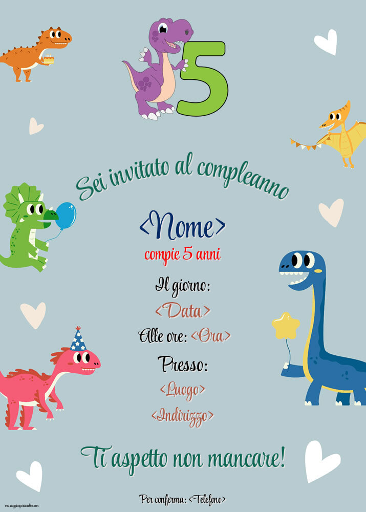 12 Inviti Di Compleanno A Tema Dinosauro Per Bambini – Set Con Buste E Adesivi, Biglietti Per Festa Dei Piccoli