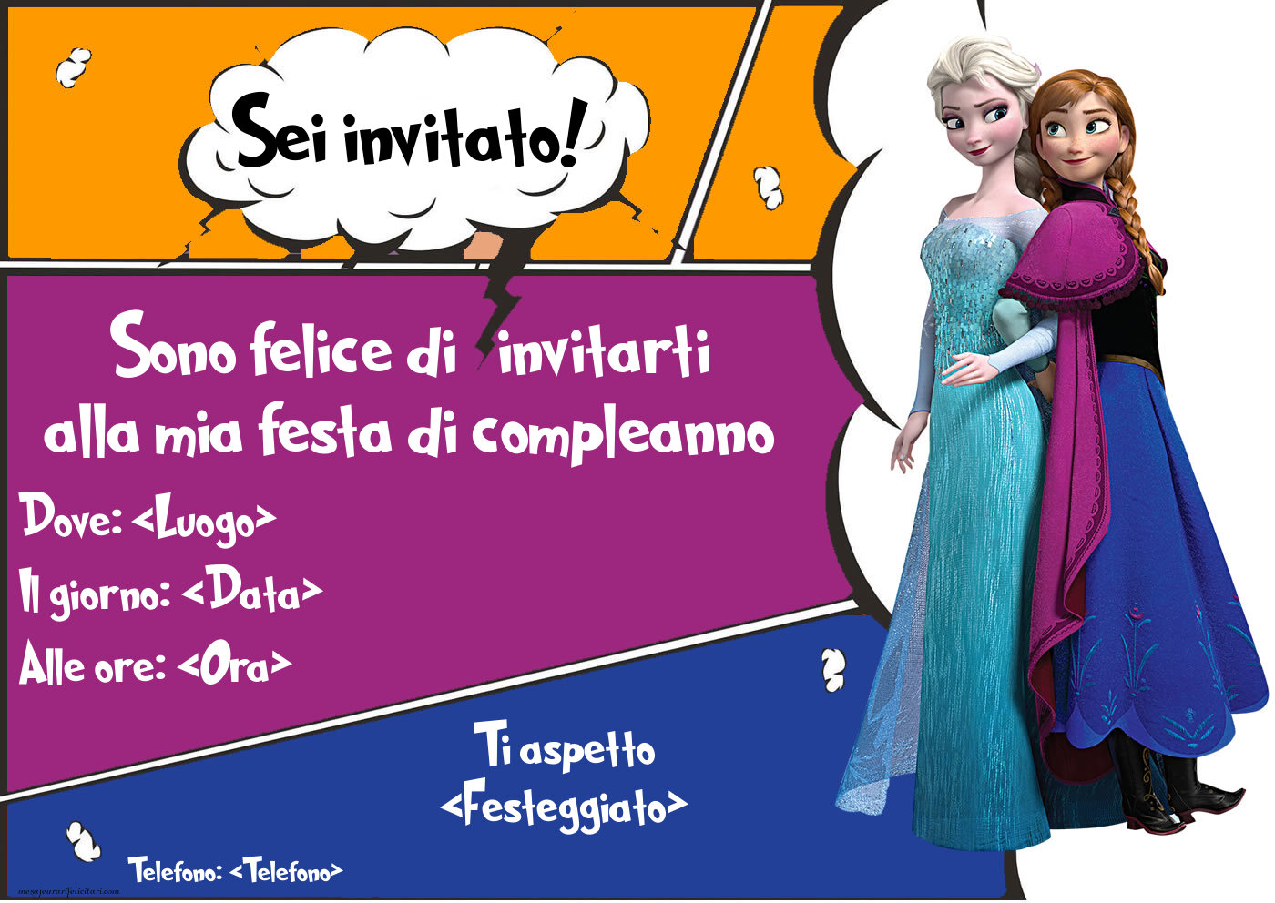 20 Inviti Di Compleanno Per Bambine A Tema Principesse – Con Buste, Formato DIN A6, Carta Riciclata 300g/m², Made In Germany