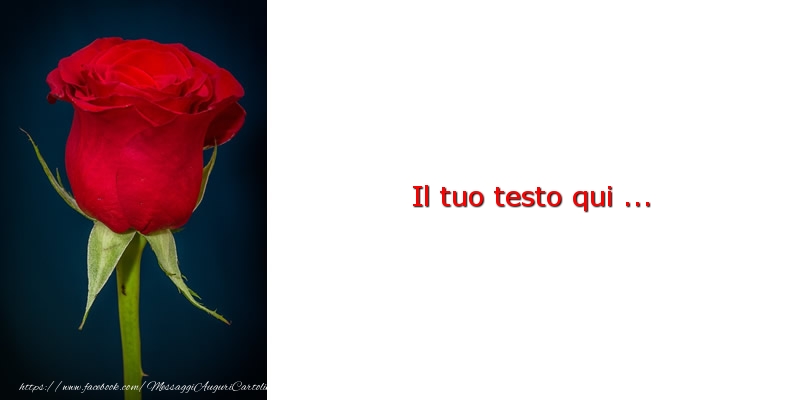 Crea cartoline personalizzate con testo di compleanno | Rosa