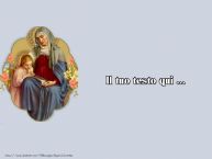 Crea cartoline personalizzate con testo di onomastico Sant Anna