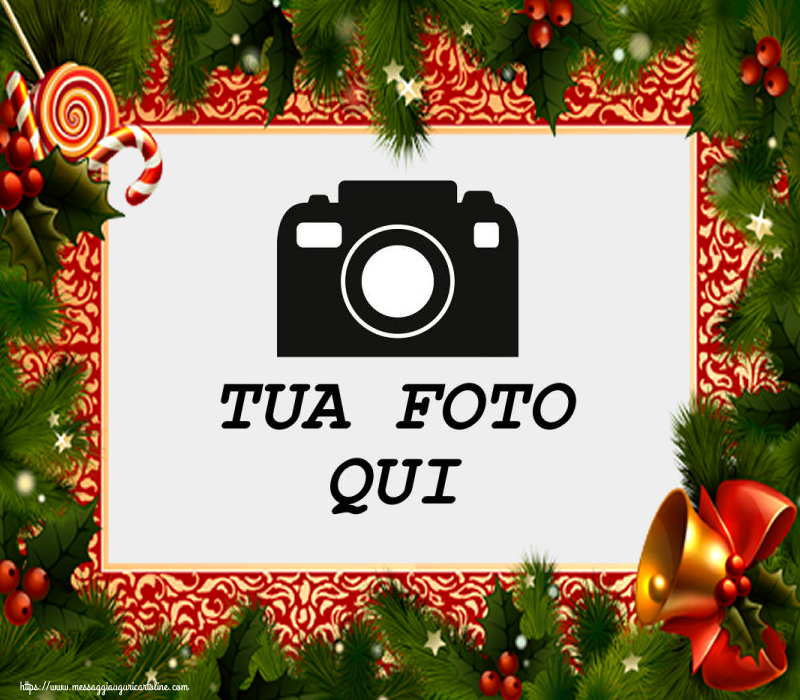 Crea cartoline personalizzate di Buon Anno | Cornice foto di Buon Anno