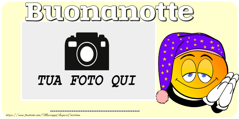 Crea cartoline personalizzate di buonanotte | Buonanotte