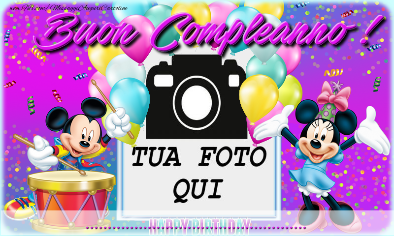 Crea cartoline personalizzate di compleanno | Buon compleanno ...