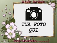 Crea cartoline personalizzate di San Giorgio | 23 Aprile - San Giorgio Buon Onomastico, ...! - Cornice foto