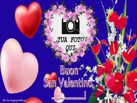 Crea cartoline personalizzate di San Valentino | Buon San Valentino, ...! - Cornice foto