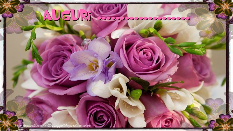 Crea cartoline personalizzate di auguri | Auguri! Biglietto personalizzato su sfondo con fiori