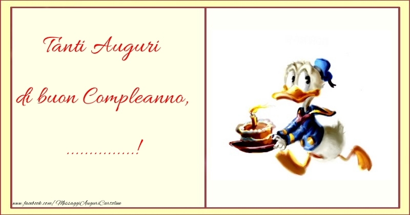 Tanti Auguri di buon Compleanno