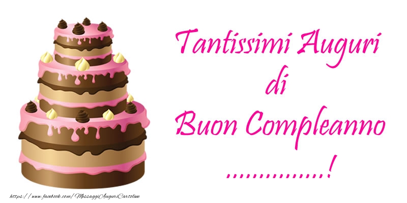 Crea Cartoline Personalizzate Con Nome Compleanno Torta Tantissimi Auguri Di Buon Compleanno Cartolinepersonalizzate Com