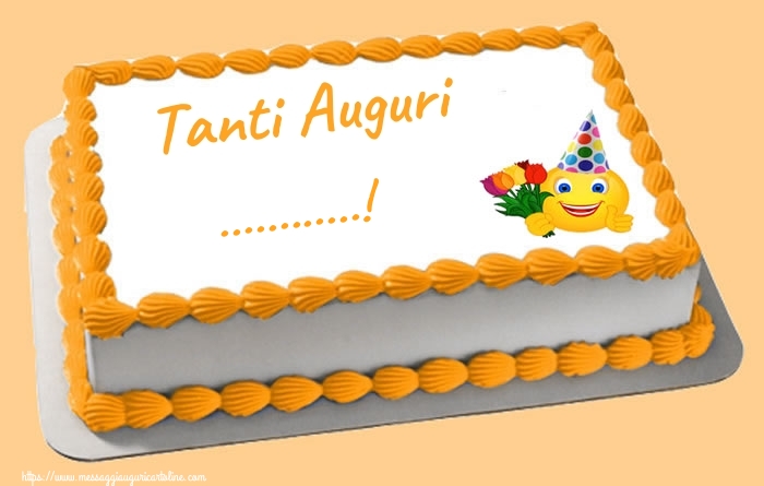 Crea cartoline personalizzate di compleanno | Buon Compleanno! Scrivere il nome su torta con emoticon