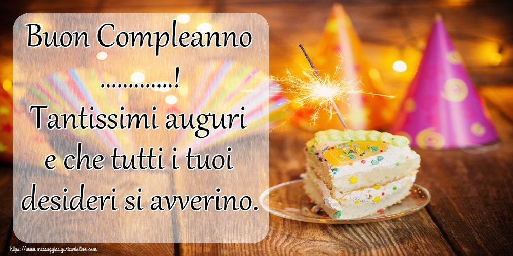 Crea cartoline personalizzate con nome | Compleanno | Buon Compleanno