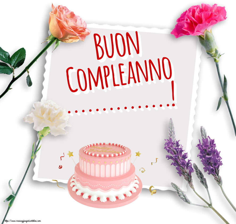 Crea cartoline personalizzate di compleanno | Buon Compleanno ...!