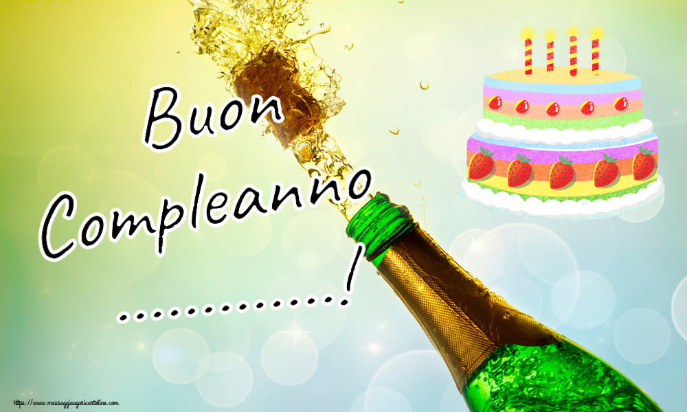 Crea cartoline personalizzate di compleanno | Buon Compleanno ...! ~ torta alle fragole