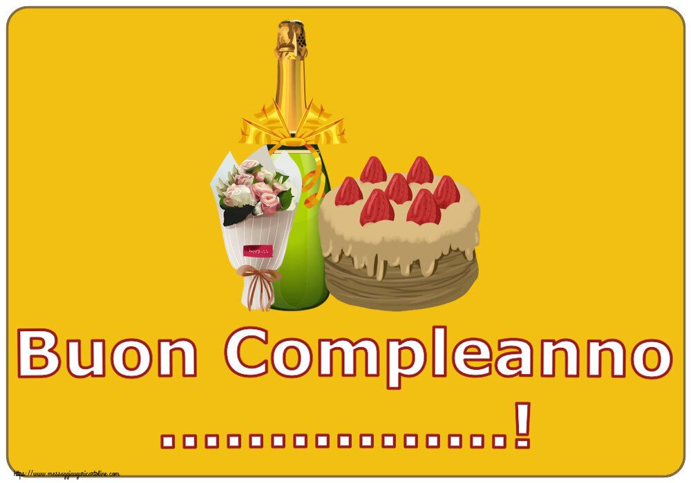 Crea cartoline personalizzate di compleanno | Buon Compleanno ...!