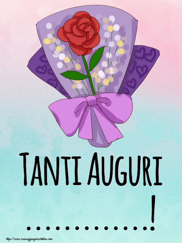 Crea cartoline personalizzate di compleanno | Tanti Auguri ...!