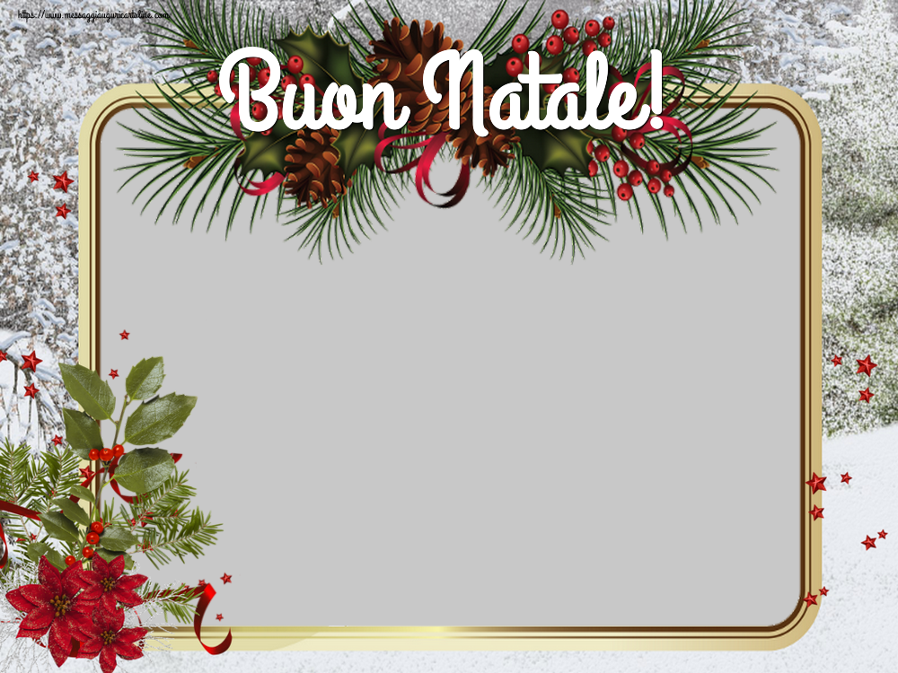 Cornici Di Natale.Crea Cartoline Personalizzate Con Foto Natale Buon Natale Cornice Foto Di Natale Cartolinepersonalizzate Com