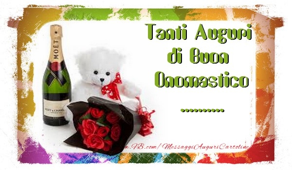 Crea cartoline personalizzate di onomastico | Tanti Auguri di Buon Onomastico ...