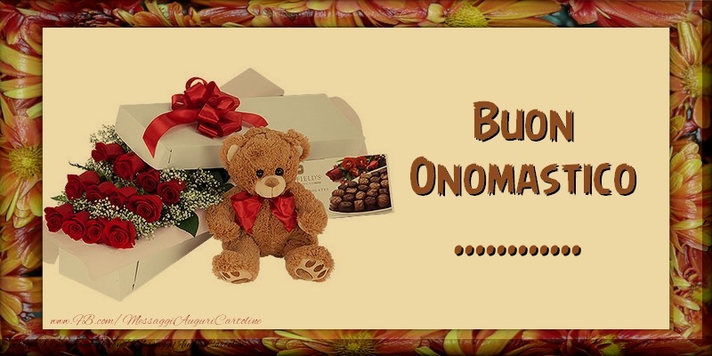 Crea cartoline personalizzate di onomastico | Buon Onomastico ...