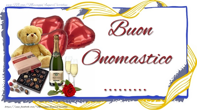Crea cartoline personalizzate di onomastico | Buon Onomastico ...