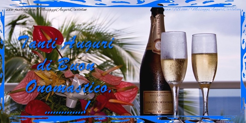 Crea cartoline personalizzate di onomastico | Tanti Auguri di Buon Onomastico ...