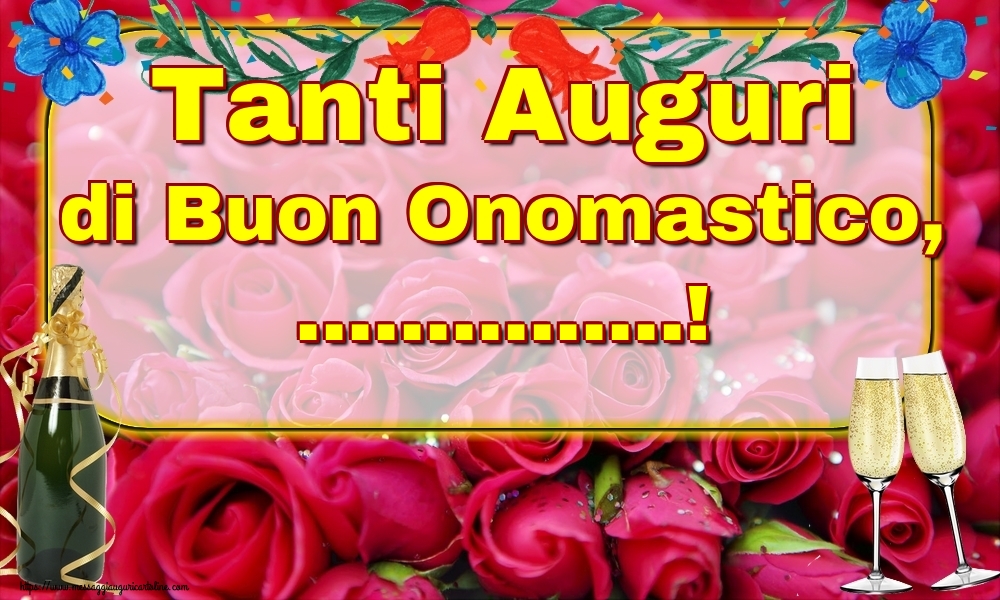 Cartoline Di Onomastico Personalizzate Gratis Cartolinepersonalizzate Com