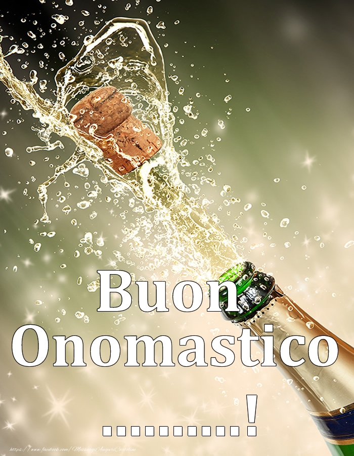 Crea cartoline personalizzate di onomastico | Buon Onomastico ...!