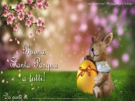 Crea cartoline personalizzate di Pasqua | Buona Santa Pasqua a tutti! Da parte di: ...