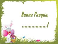 Crea cartoline personalizzate di Pasqua | Buona Pasqua, ...!