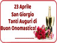 Crea cartoline personalizzate di San Giorgio | 23 Aprile San Giorgio Tanti Auguri di Buon Onomastico! ...