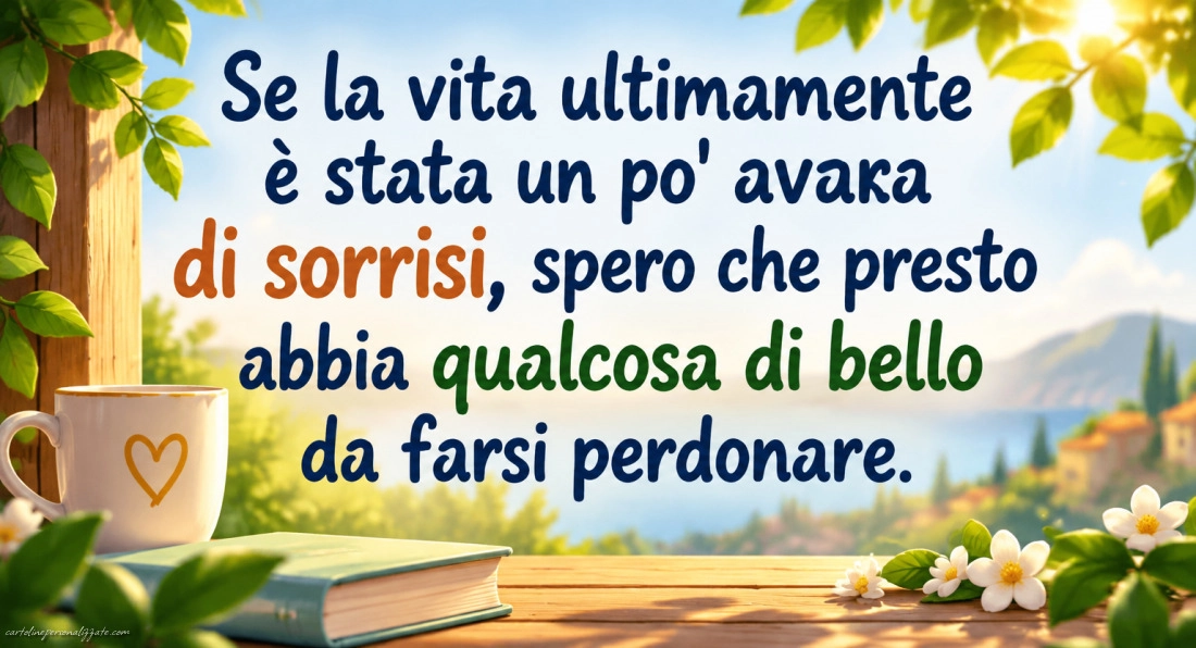 Immagini con frasi per post social: 