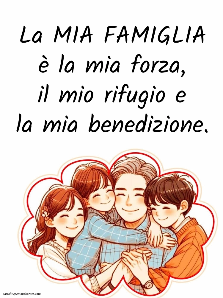 Immagini con frasi belle per Facebook: Famiglia