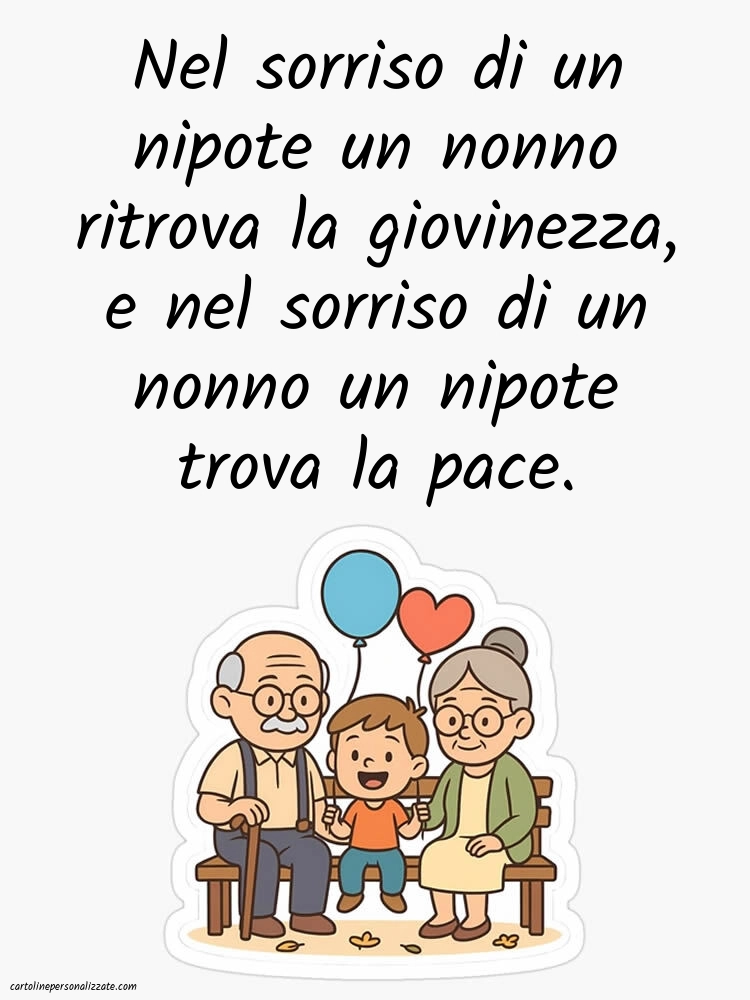 Immagini con frasi belle per Facebook: Nonni