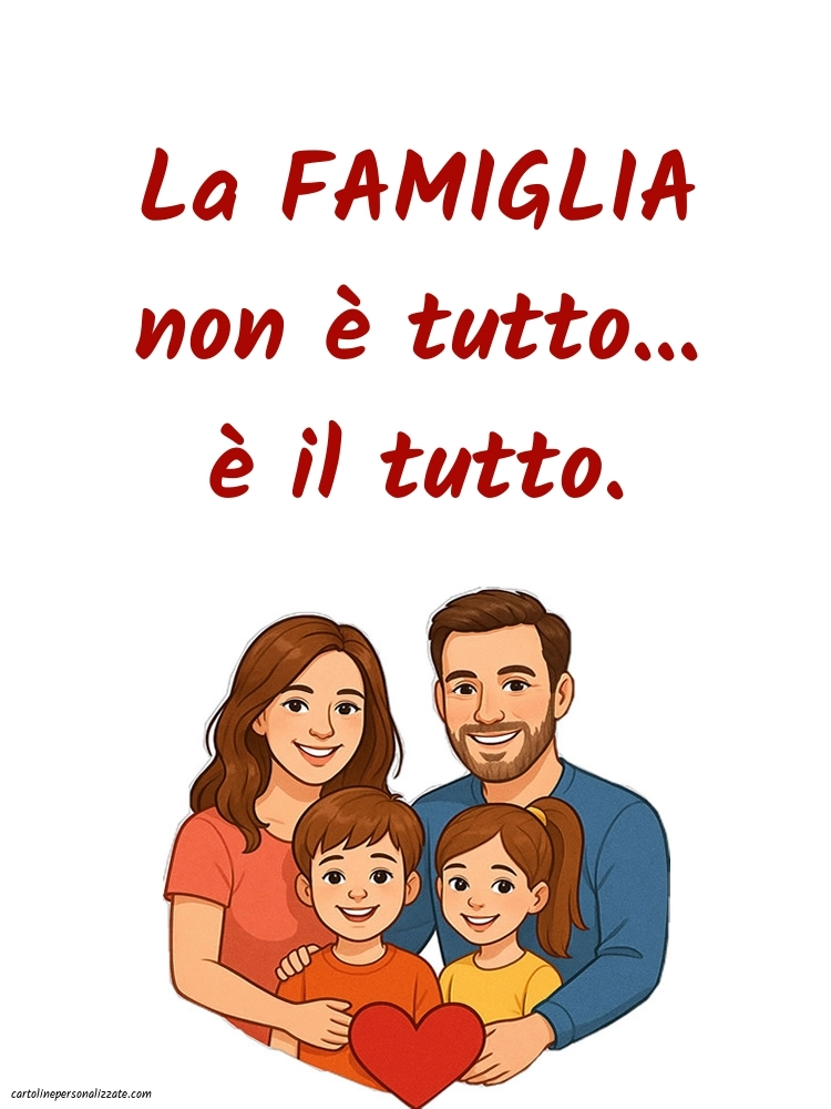 Immagini con frasi belle per Facebook: Famiglia
