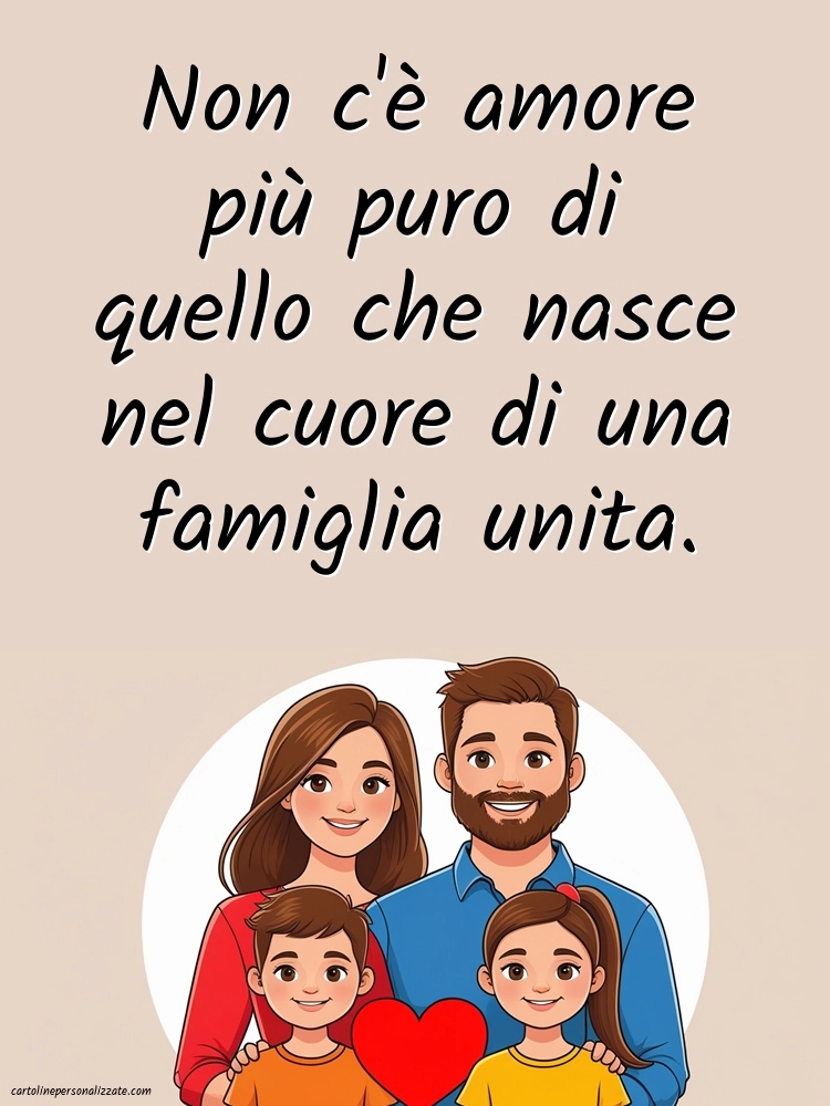 Immagini con frasi belle per Facebook: Famiglia