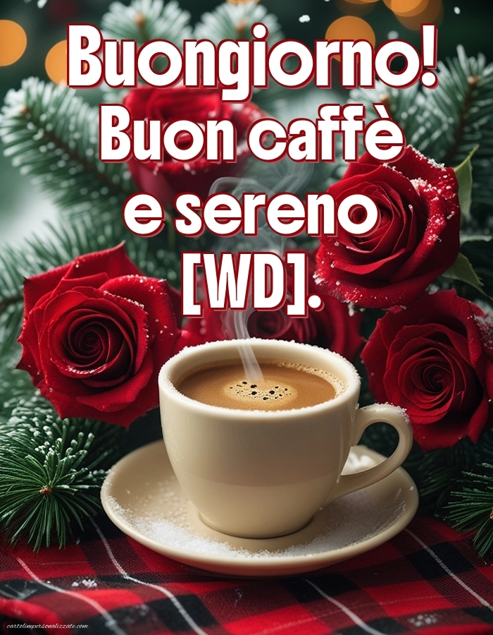 Immagini con Frasi di Buongiorno per Facebook: Caffè