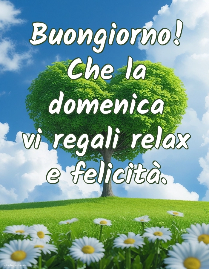 Immagini con Frasi di Buongiorno per Facebook: Paesaggio primaverile