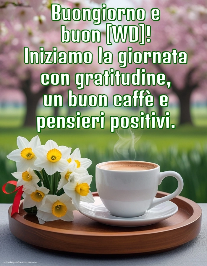 Immagini con Frasi di Buongiorno per Facebook: Caffè