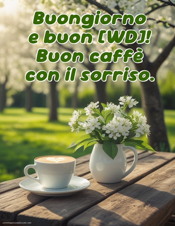 Immagini con Frasi di Buongiorno per Facebook: Caffè