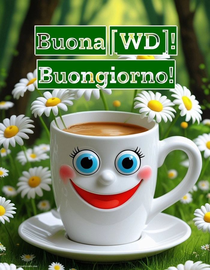 Immagini con Frasi di Buongiorno per Facebook: Caffè