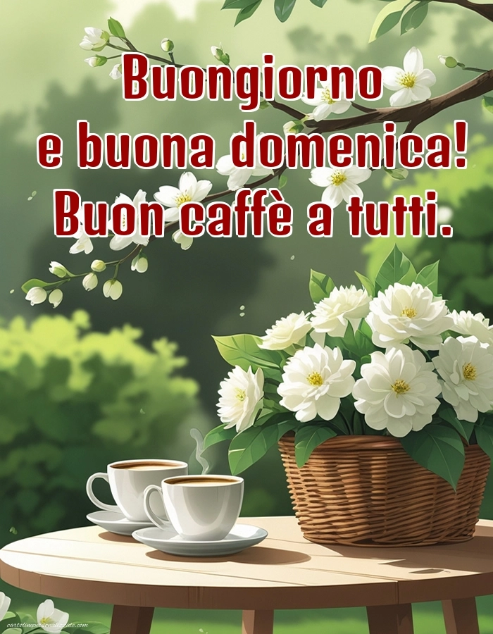 Immagini con Frasi di Buongiorno per Facebook: Caffè