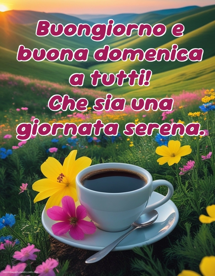 Immagini con Frasi di Buongiorno per Facebook: Caffè