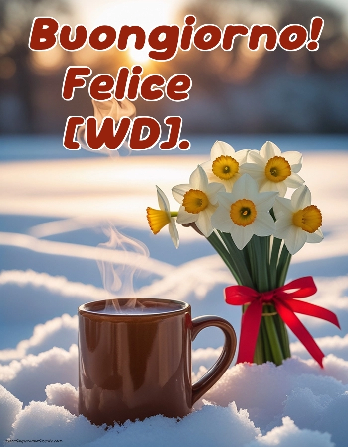 Immagini con Frasi di Buongiorno per Facebook: Fiori