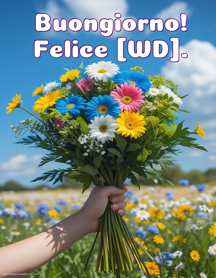 Immagini con Frasi di Buongiorno per Facebook: Paesaggio primaverile