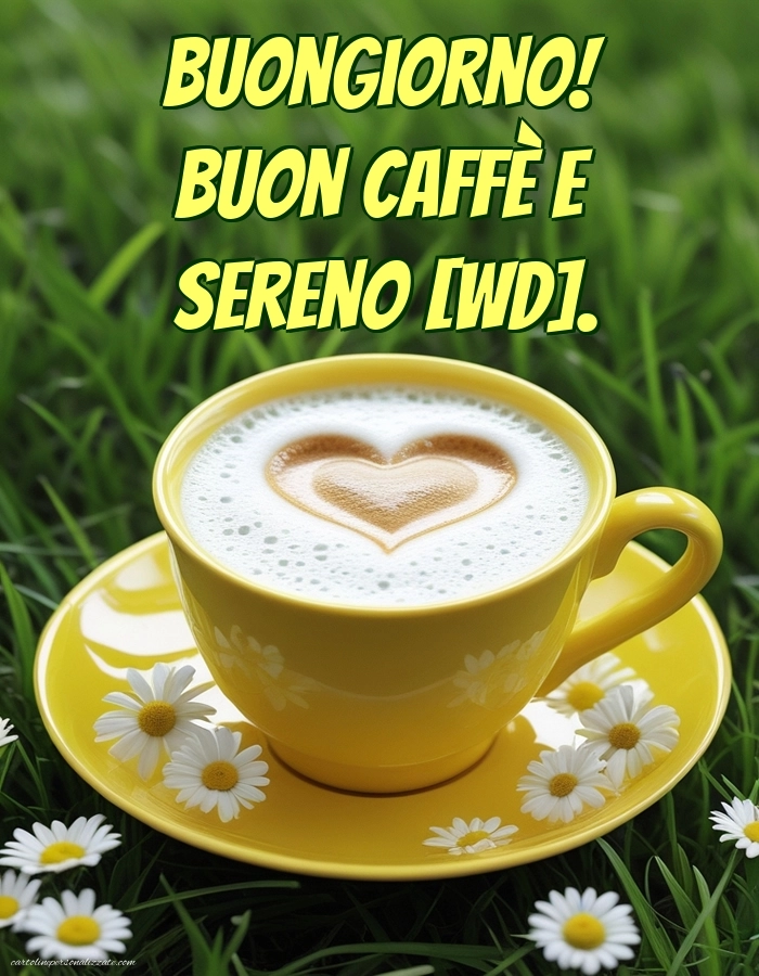 Immagini con Frasi di Buongiorno per Facebook: Caffè